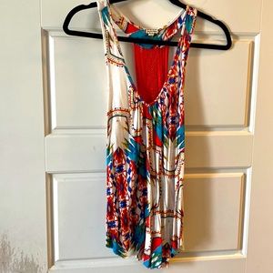 Multicolor racerback top